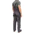 Pantaloni de lucru din tercot cu pieptar, 270 gsm, Classic, gri-negru