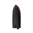 Tricou polo maneca lunga, 180gsm, 105515, Velilla, negru-portocaliu