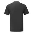 Tricou de lucru la baza gatului, 165gsm, Fruit of The Loom, negru