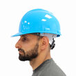 Casca de protectie din polietilena HDPE, Walter, unisex, albastru