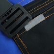 Pantaloni cu pieptar 245 gsm, ArtMaster, albastru