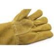 Manusi de lucru din piele spalt de bovina, Euroweld 300, kevlar, cusaturi kevlar, galben