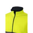 Polar reflectorizant cu fermoar, 250gsm, 301503, hi-vis, bleumarin-galben