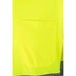 Tricou polo reflectorizant cu maneca lunga, 140gsm, bleumarin-galben neon