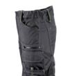 Pantaloni de lucru in talie Brava, negru
