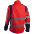 Geaca de lucru reflectorizanta Hibana, rosu-bleumarin, unisex