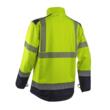 Geaca de lucru reflectorizanta softshell, Kazan, galben neon-bleumarin, unisex