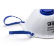 Semimasca cu supapa tip cupa, FFP2, 6RES120, alb