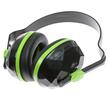 Casti antifonice SL 1447 din ABS, 210 g, SNR 22db, negru-verde