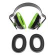 Casti antifonice SL 1447 din ABS, 210 g, SNR 22db, negru-verde