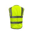 Vesta reflectorizanta cu fermoar, Manager, galben neon, unisex
