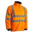 Geaca de lucru impermeabila, Kanata, portocaliu neon-bleumarin, unisex