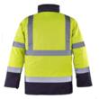 Jacheta de iarna reflectorizanta, 160 gsm, 4 in 1, Roadway, verde neon  