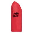 Tricou de lucru la baza gatului, 165gsm, Fruit of The Loom, rosu