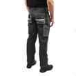 Pantaloni de lucru, tercot 270 gsm, cu elemente reflectorizante, Euroclassic, gri