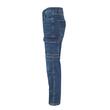 Pantaloni denim in talie 103028S Velilla, albastru