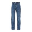Pantaloni denim talie inalta 103018S, Velilla, albastru