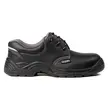 Pantofi de protectie din piele cu bombeu si lamela metalica, talpa antiderapanta, antistatica, S3, Agate II, unisex, negru