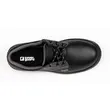 Pantofi de protectie din piele cu bombeu si lamela metalica, talpa antiderapanta, antistatica, S3, Agate II, unisex, negru