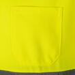 Tricou polo reflectorizant cu maneca scurta, 140gsm, 305504, bleumarin-galben neon
