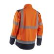 Geaca de lucru reflectorizanta softshell, Kazan, portocaliu-bleumarin, unisex