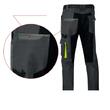 Pantaloni de lucru in talie, 260 gsm, Classic Stretch Slim, gri-negru