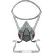 Semimasca 3M 6200 cu 2 filtre schimbabile, gri-portocaliu