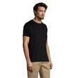 Tricou la baza gatului, 150gsm, Sol's Regent, negru