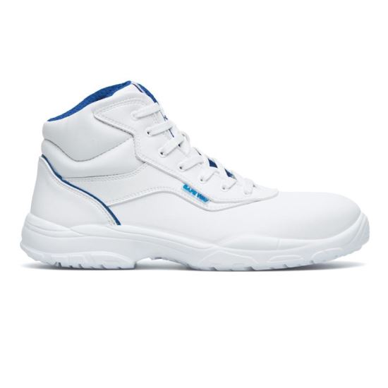 Bocanci de protectie S2, SRC, bombeu compozit, Pearl, alb