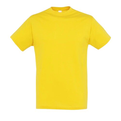 Tricou la baza gatului, 150gsm, Sol's Regent, galben