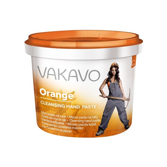 Pasta abraziva pentru curatarea mainilor, Vakavo, portocaliu