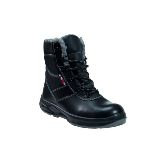 Bocanci de protectie, S3, caramb inalt, imblaniti bombeu metalic, lamela metalica, impermeabili, talpa antiderapanta, negru, AS-2025