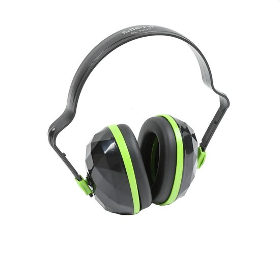 Casti antifonice SL 1447 din ABS, 210 g, SNR 22db, negru-verde