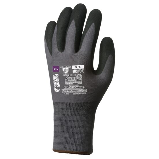 Manusi de protectie Eurogrip 15N500, gri-negru 