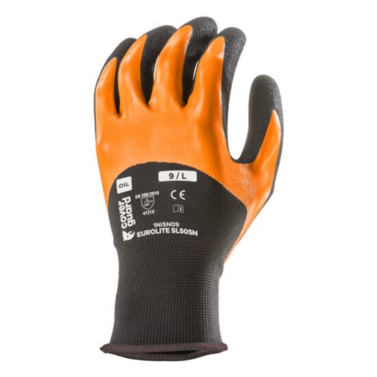 Manusi de protectie Eurolite SL505N, portocaliu-negru