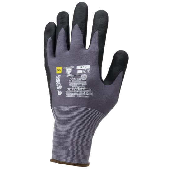 Manusi de protectie Eurolite 15N600D, gri-negru