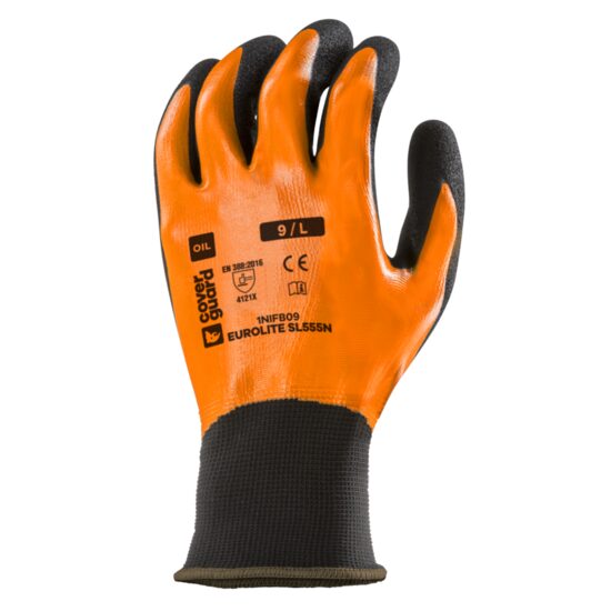 Manusi de protectie Eurolite SL555N, portocaliu-negru
