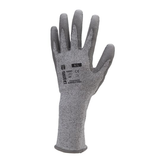 Manusi de protectie, imersate, Eurocut P330, 30 cm, gri