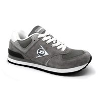 Pantofi protectie, piele integrala, fara bombeu, fara lamela, antistatici, antiderapanti, culoare gri, O2, Dunlop Flying Wing unisex