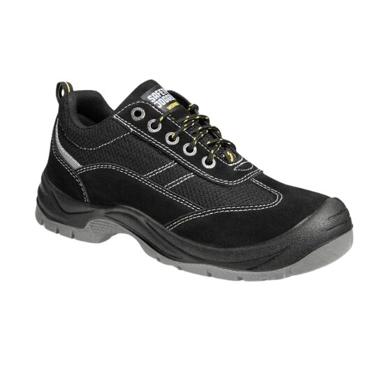 Pantofi de protectie Gobi, S1P, bombeu si lamela din otel, negru