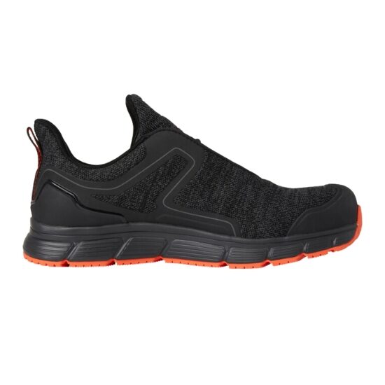 Pantofi de protectie, O1, HRO, Kensington Low, negru-portocaliu