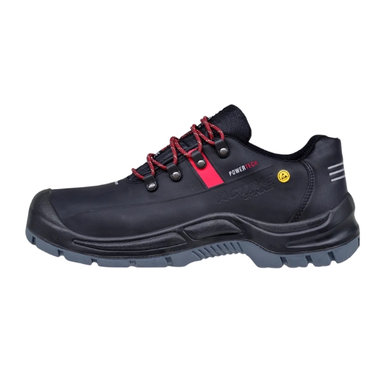 Pantofi de protectie, S3, ESD A270, Active, negru-rosu