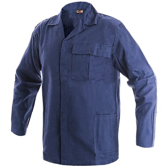 Bluza din doc, 240 gsm, Mirek, Canis, albastru