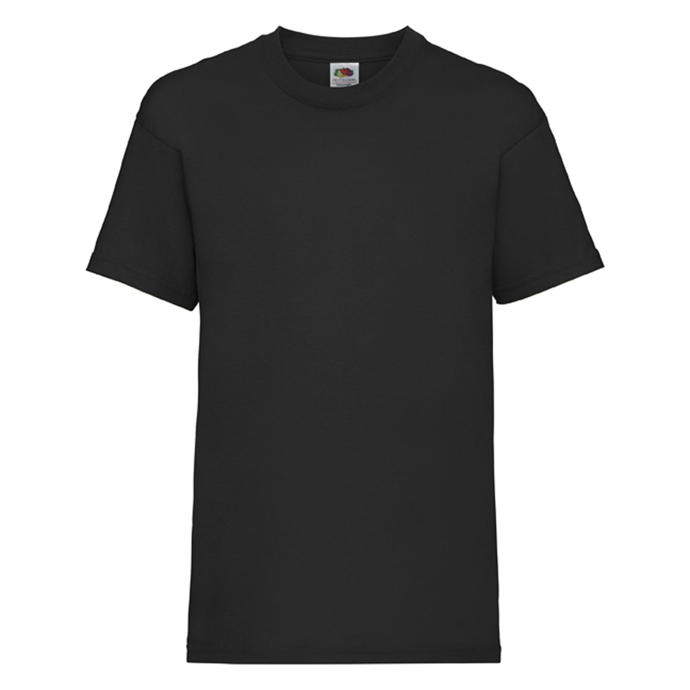 Tricou  de lucru cu anchior, 165gsm, Fruit of the Loom, negru