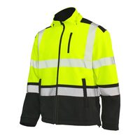 Jacheta reflectorizanta impermeabila, Softref TT, softshell, galben-negru