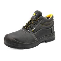 Bocanci de protectie S3, lamela metalica, SRC, PU, Solaris, negru