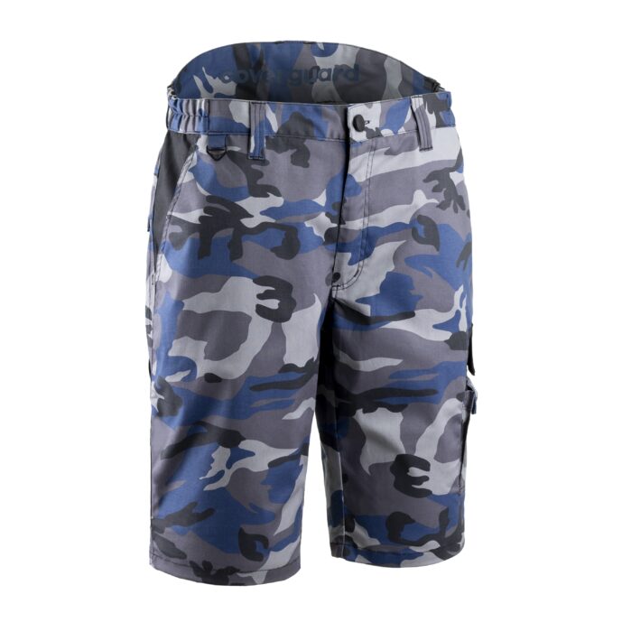 Pantaloni de lucru scurti, camuflaj, Kammo, albastru