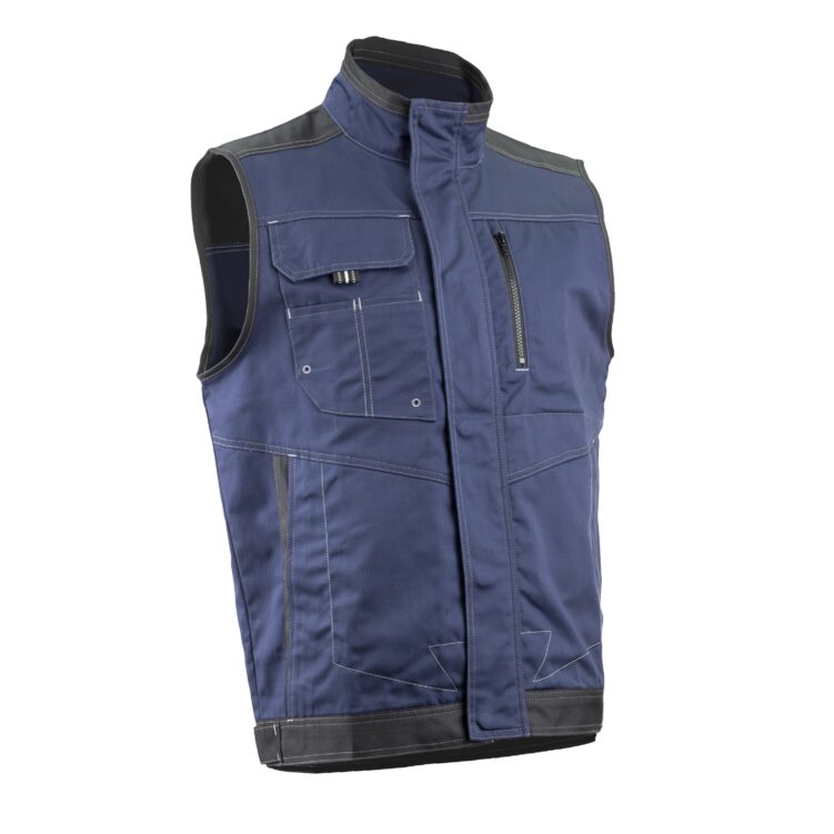 Vesta de lucru, Brava, bleumarin, unisex