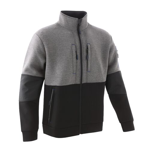 Jacheta de lucru termica, gri-negru, unisex 