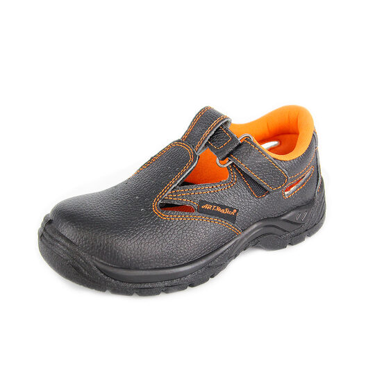 Sandale de protectie din piele, S1, negru